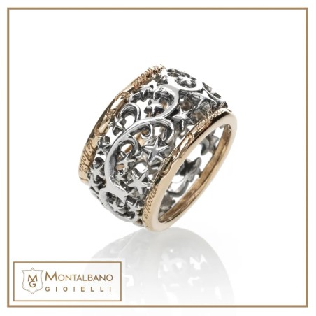 Anello Polvere di Stelle fascia| Gioielli De Nobili